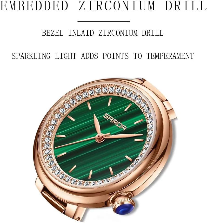 Watches Waterproof Diamond Dial for Womens Wrist Watch editorial with Steel Bracelet and Leather Band Gosasa Dainty Ladies Quartz Watch Elegant Dress Analog Female 