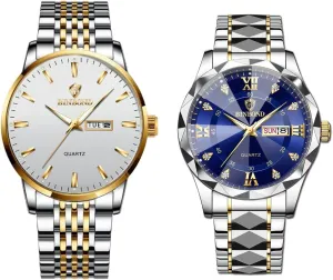 Watches Week/Date marketable pivot B9222 Men Watch Waterproof Wrist Watch and B2521 Men's Wrist Watches Stainless Steel 