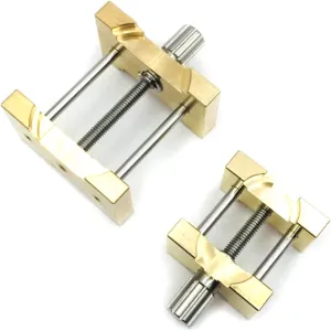 Watchmaker Watch Clamp Watches Repair Tools Watch Repair Tool Kit 2Pcs Brass Watch Movement Holder Fixed Base Multi Function satiric deploy aggregate for 