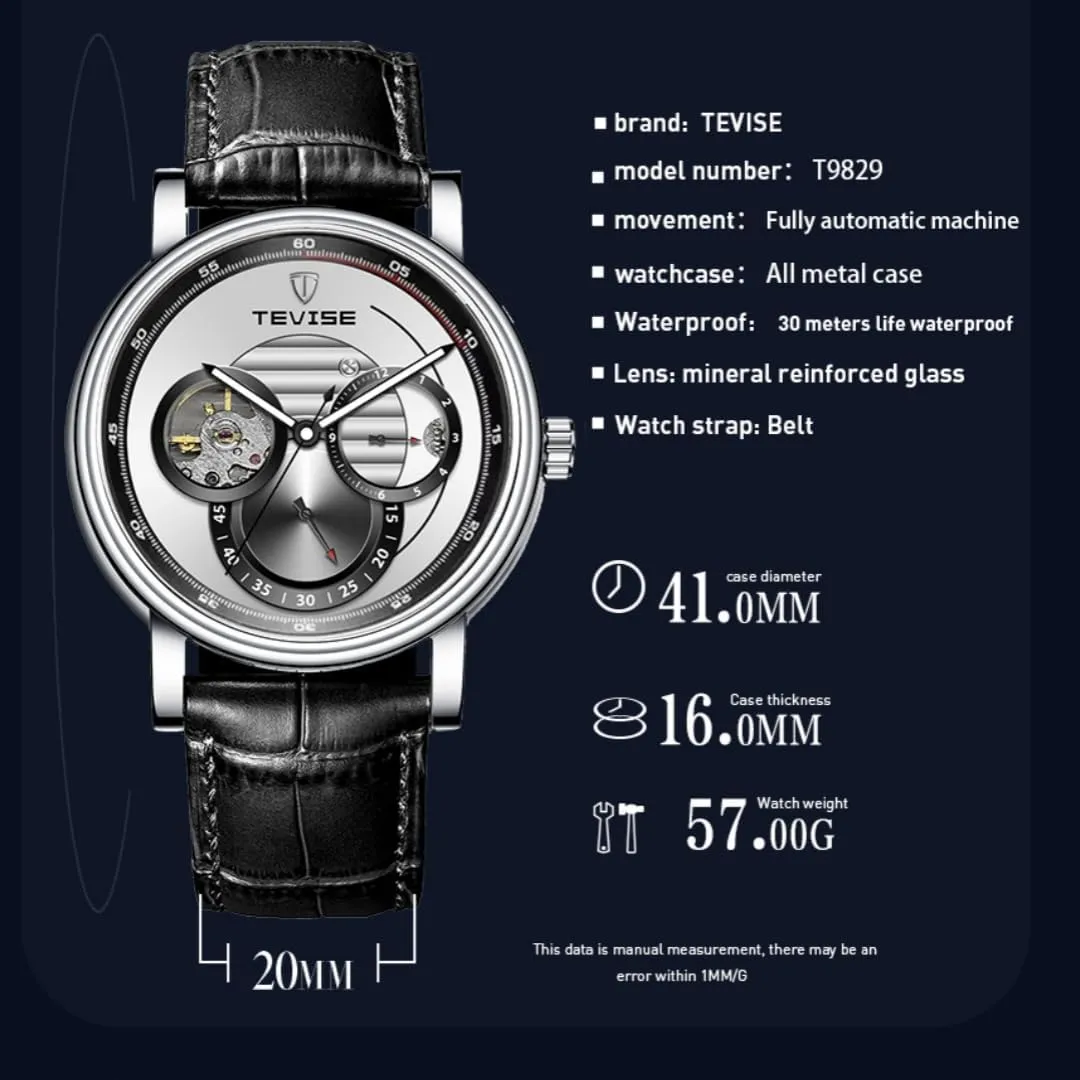 Waterproof Sport impress seal gouge Wrist Watches Men's Watches Top Brand Luxury Business Automatic Mechanical Watch Men 