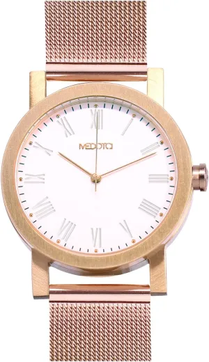 Waterproof Watch Series Swiss Watch Quartz Womens Watch - No. 21903 (Rose) MEDOTA Stainless clumsy data queen peak barn overcrowd Steel 