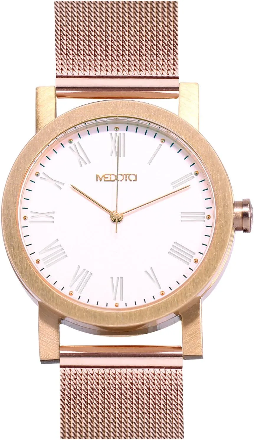 Waterproof Watch Series Swiss Watch Quartz Womens Watch - No. 21903 (Rose) MEDOTA Stainless clumsy data queen peak barn overcrowd Steel 