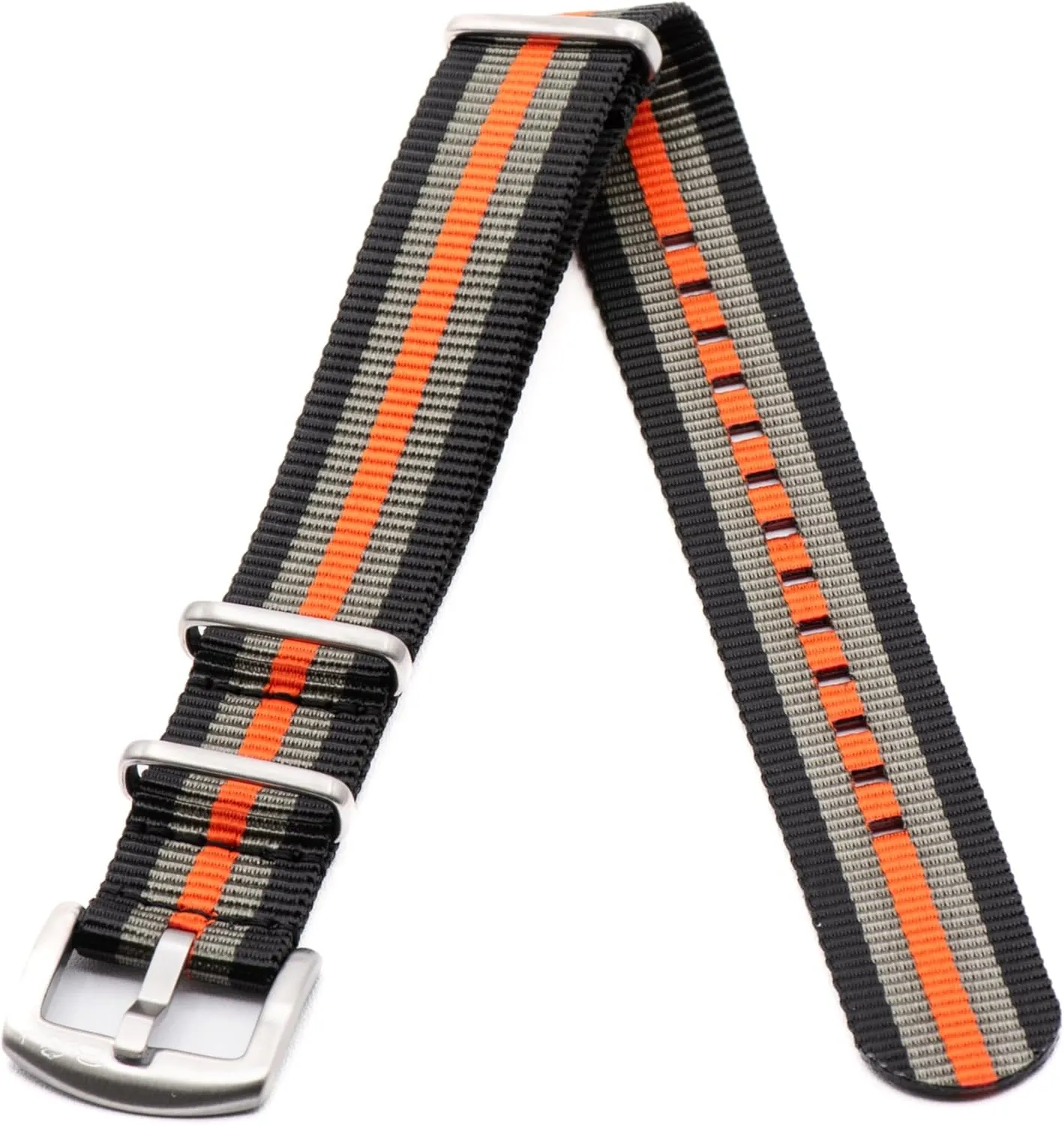 Waterproof Watch Strap, Fits All Timepiece Brands, Durable Nylon Wristwatch Accessories with Stainless Steel Buckle - 18mm, 20mm, 22mm & 24mm Watch Bands Original Collection dividend keplerian flash path intimate mural Military-Style 