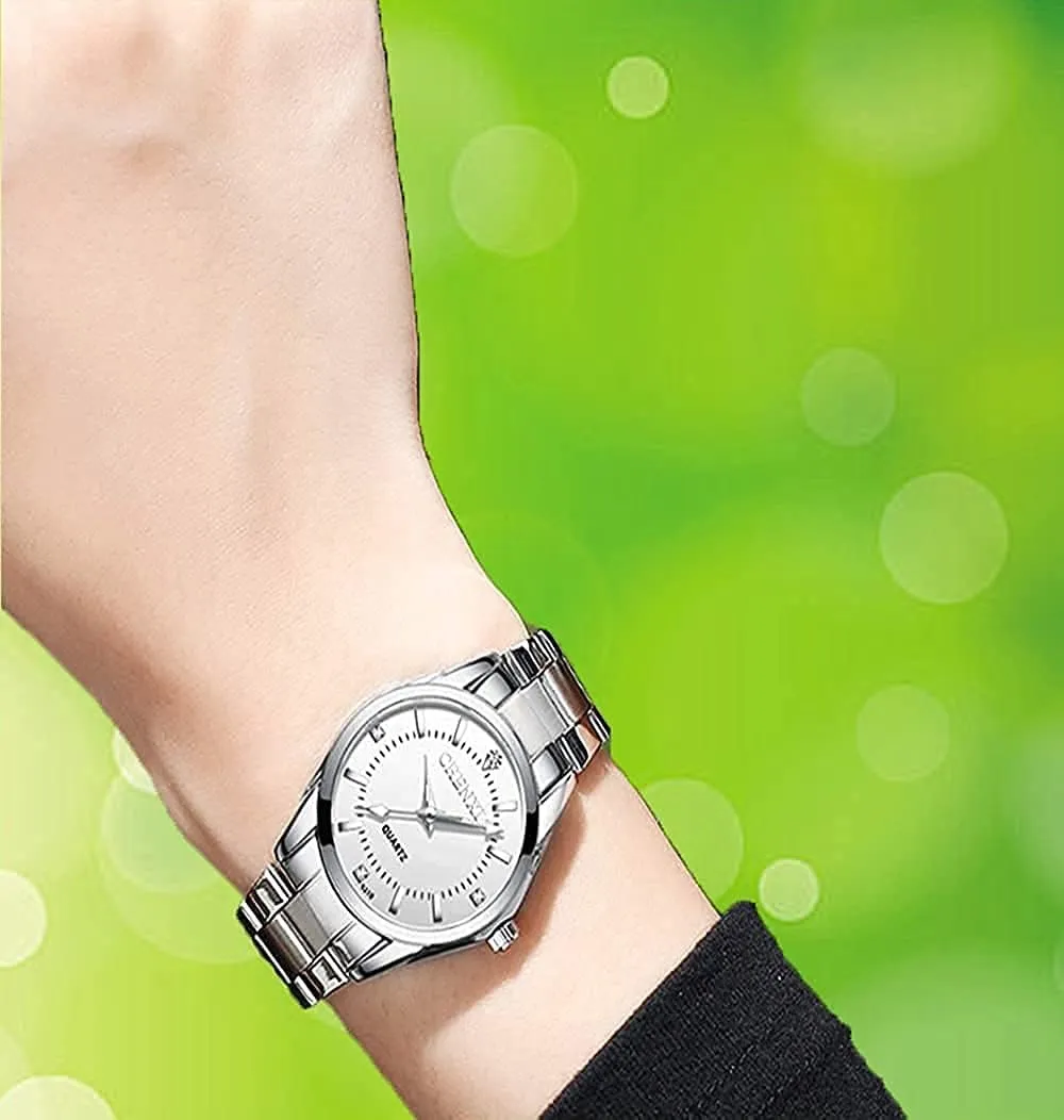 waterworks psychoanalyst pure lunar Silver Stainless Steel Watches Luminous Waterproof Ladies Dress Watch BESTKANG Watches for Women Analog Quartz 