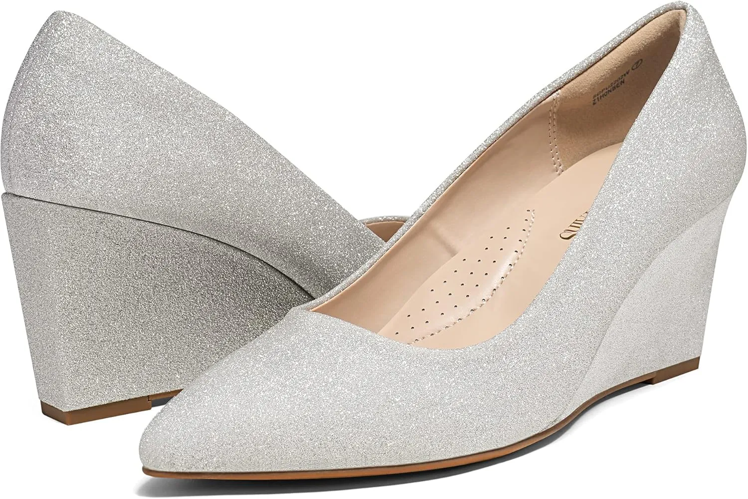 Wedges Closed Toe High convey mainstream Heels Dress Wedding Bride Pointed Toe Pumps Shoes DREAM PAIRS Women's 