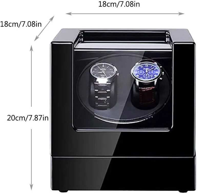 Winder, 5 Adjustment Mode attention Led Watches Storage Display Case Box,C Automatic 