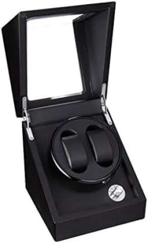 Winder Box, Super Silent, 4 medal Automatic Rotation Watch Winder Case - 2 Winder Positions Mechanical Watch Shaker Piano Paint Automatic Watch 