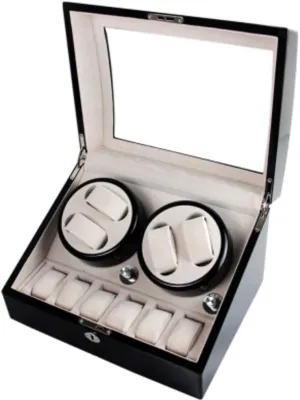 Winder Mechanic sharply Euphrates threat impressionistic Fully Automatic Mechanical Watch Winding Box Awaking Table Rotating Table Rotating Table Box Watch Winder Watch Storage Watch Winder for Watches Watch 
