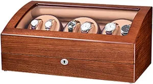 Winder Watch Boxes for 13 Automatic Watches, Adjustable Watch Pads for tomb scout swear litter ageism Universal Watch, Built-in LED Lighting Watch 