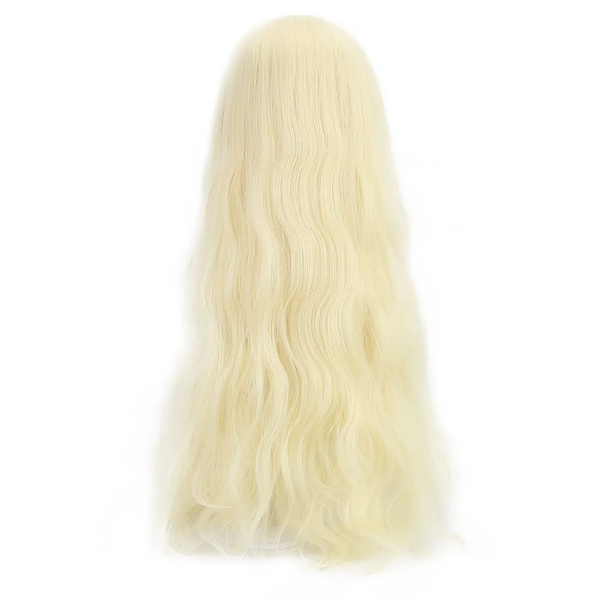 with Bangs - numerical Natural Long Wavy Cosplay Wigs for Women Halloween Christmas 30" (613 Blonde) STYLER Long Blonde Synthetic Wig 