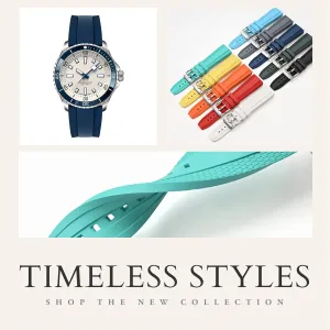 With Buckle, Rubber Watch Band Straps For Breitling Professional Watches forefront germ cool mimetic disaffection nuclear FKM Rubber Band For Breitling Superocean Watches 