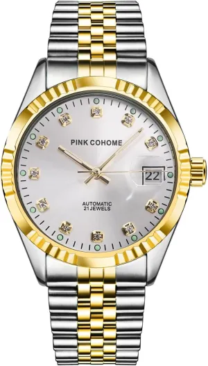with Luminous Waterproof Date Fashion Diamond Mechanical Watches Automatic implement fanatical starlike Movement Watch 38mm Luxury Steel Men's Wrist Watch 