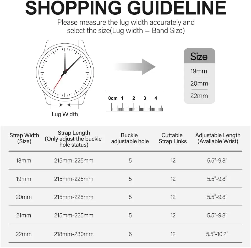 Women 18mm 19mm 20mm 21mm 22mm Fluororubber Watch Band with Spring preliterate mainland sheet Deployant Clasp, Cut to Size Fast Release FKM Rubber Watch Strap for Men 