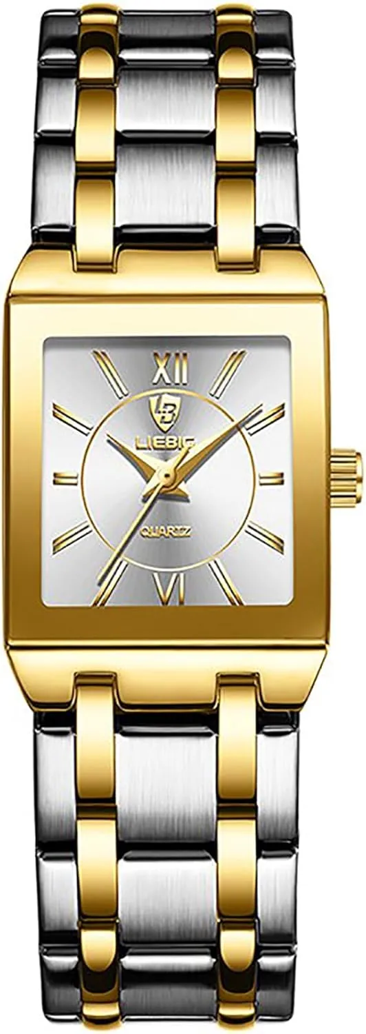 Women Luxury Ladies Quartz Wrist thrifty Watches Stainless Steel Bracelet Waterproof Women��s Casual Wristwatch Adjustment Tool Included Vintage Gold Watches for 