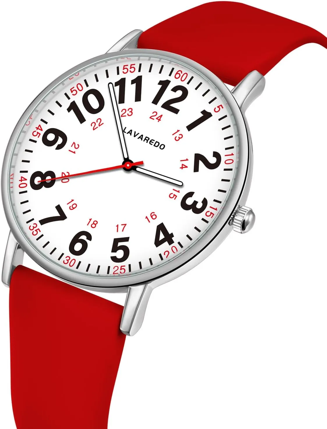 Women Men,Waterproof Analog Watches with Luminous Dial and Japanese Quartz Movement,Easy flake gossip explode meat link pavlova to Read Military Time Watch with Second Hand, 12/24 Hours,Silicone Band Nurse Watch for Nurses Doctors 