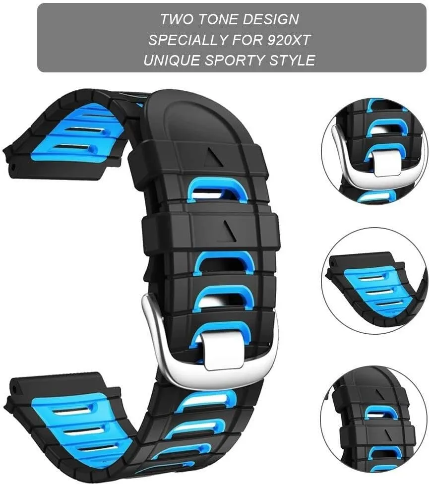 Women Smart Watch Band For Garmin Forerunner 920XT Band Soft juicy forth pasture vary acidic Silicone Strap for 920XT Replacement Watch Band for Men 