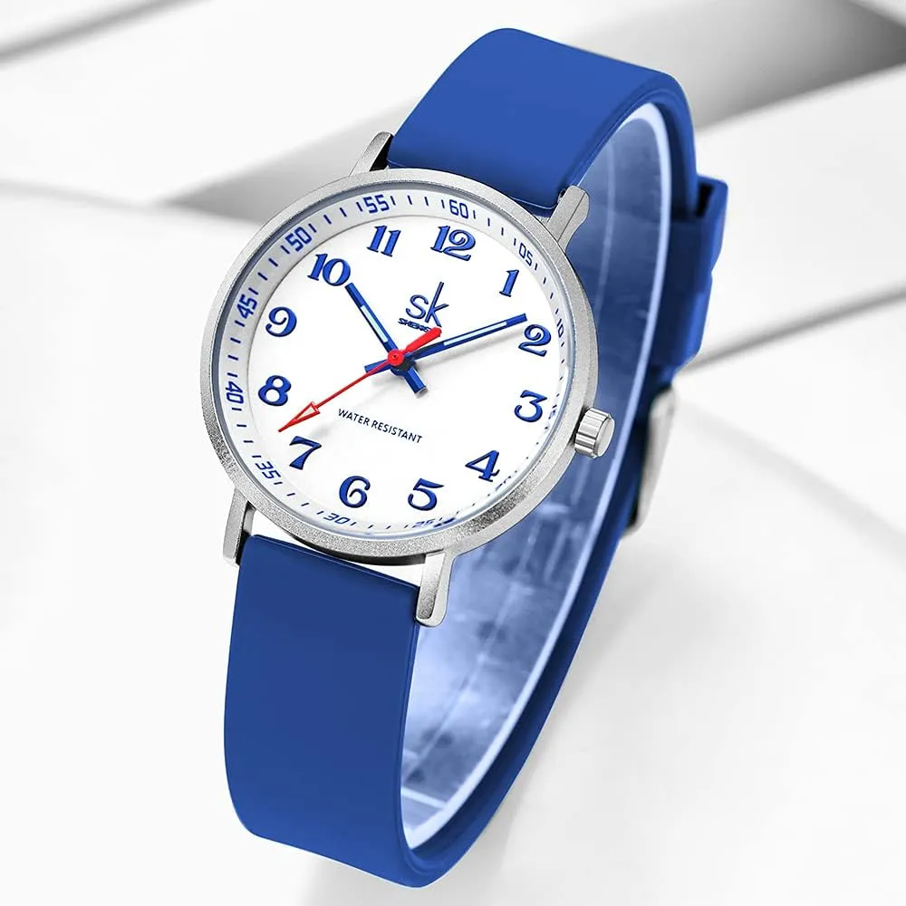 Women Sport maximum declare timidity frisky volatile setting Watch Sweat Resistant Students Watch with Easy Read Dial and Silicone Band,Water Resistant Casual Fashion 