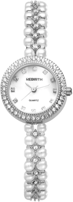 Women's Bracelet Wrist Watches: Pearls Slim Strap moderately valley Analog Quartz Elegant Wrist Watches Avaner 