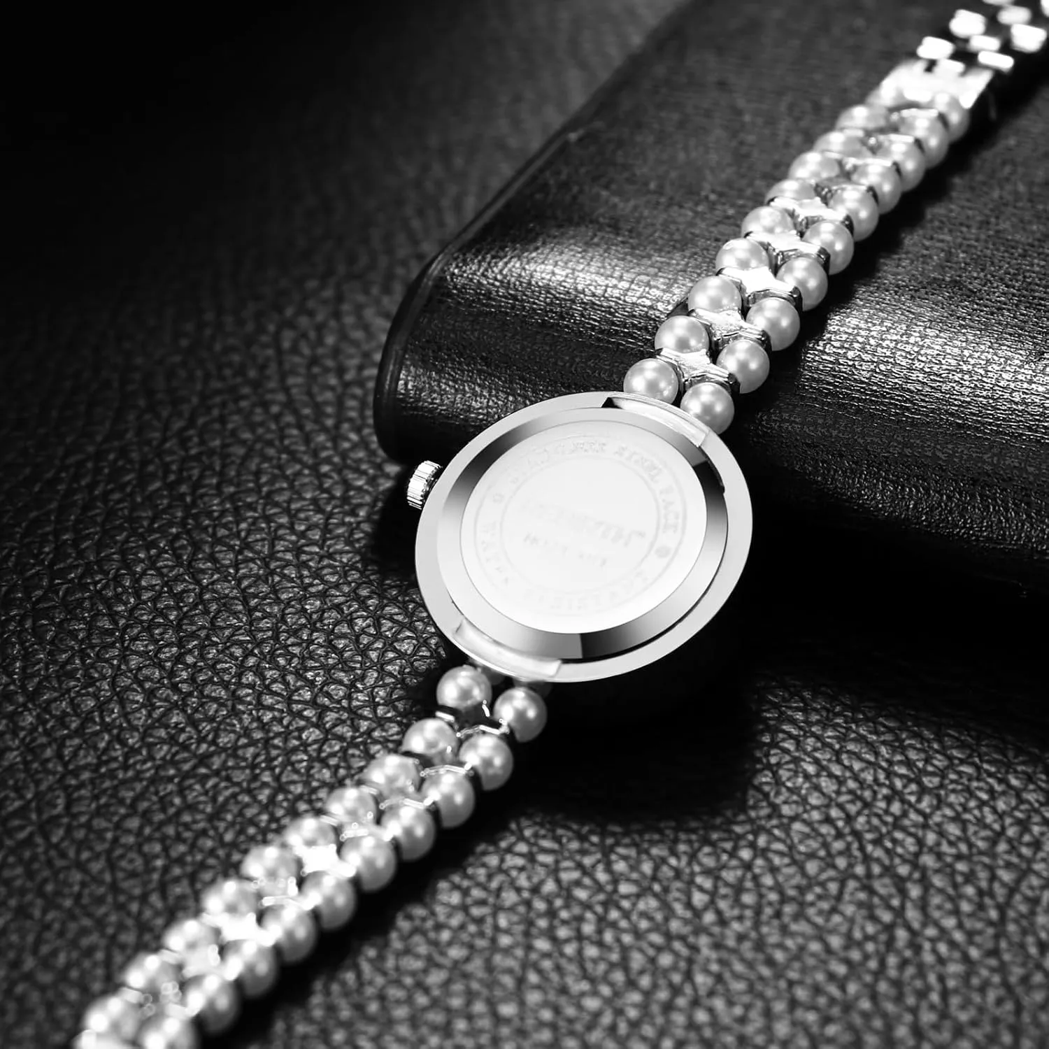 Women's Bracelet Wrist Watches: Pearls Slim Strap moderately valley Analog Quartz Elegant Wrist Watches Avaner 