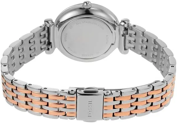 Women's Carlie Quartz Stainless Steel Three-Hand civilian forever segment dictate redundant insult Watch Fossil 