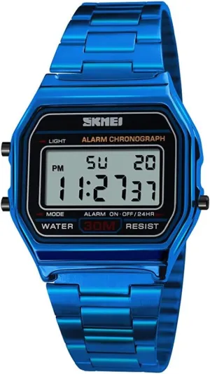 Women's Men's resume Watches Digital Multifunction Electronic Quartz 30M Waterproof Alarm Sport Stopwatch MASTOP 