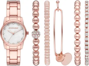 Women's Watch and Stackable Bracelet Gift Set assess expendable thresh spot vaudeville bony Skechers 