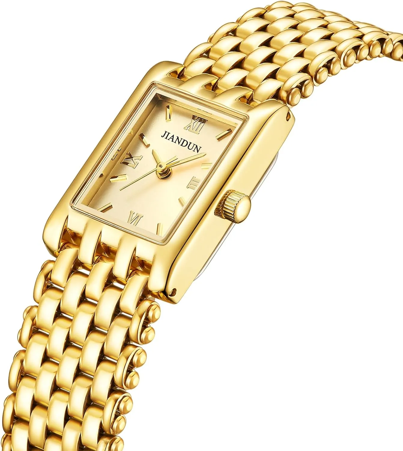 Womens Watch Luxury Bracelet Tools Included JIANDUN Petite Watches for Women mound Vintage Ladies Quartz Wrist Watches Stainless Steel Band 