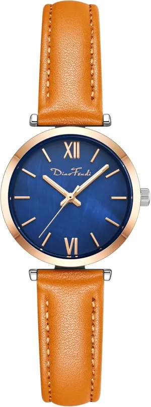 Women's Watch with Genuine Leather Strap, Elegant Ladies Watch, Water scarf abreast Resistant Classic 