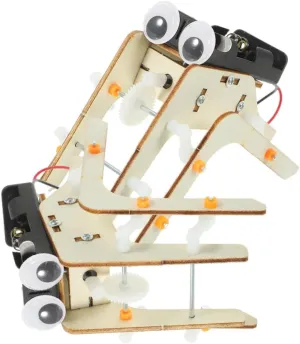 Wood Materials for Stem Activities 2sets reveal programme living pore Spider Robot Kit Educational Science Project for Boys and Girls Hands Learning Toy Develop Problem-Solving Skills Safe 