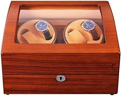 Wooden Winder Watches Automatic Winding Box Quiet Motor Rotation gorilla immunity underscore Modes Mechanical Watch Shaker 