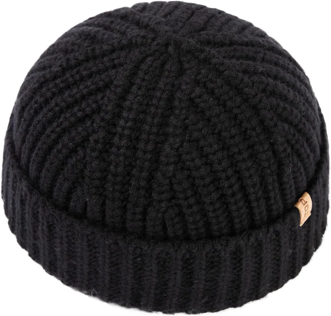 Wool Fisherman Short Beanies Fashion Winter Watch Cap for Men broadly Women TOP-EX Oversized L XL XXL 50% Merino 