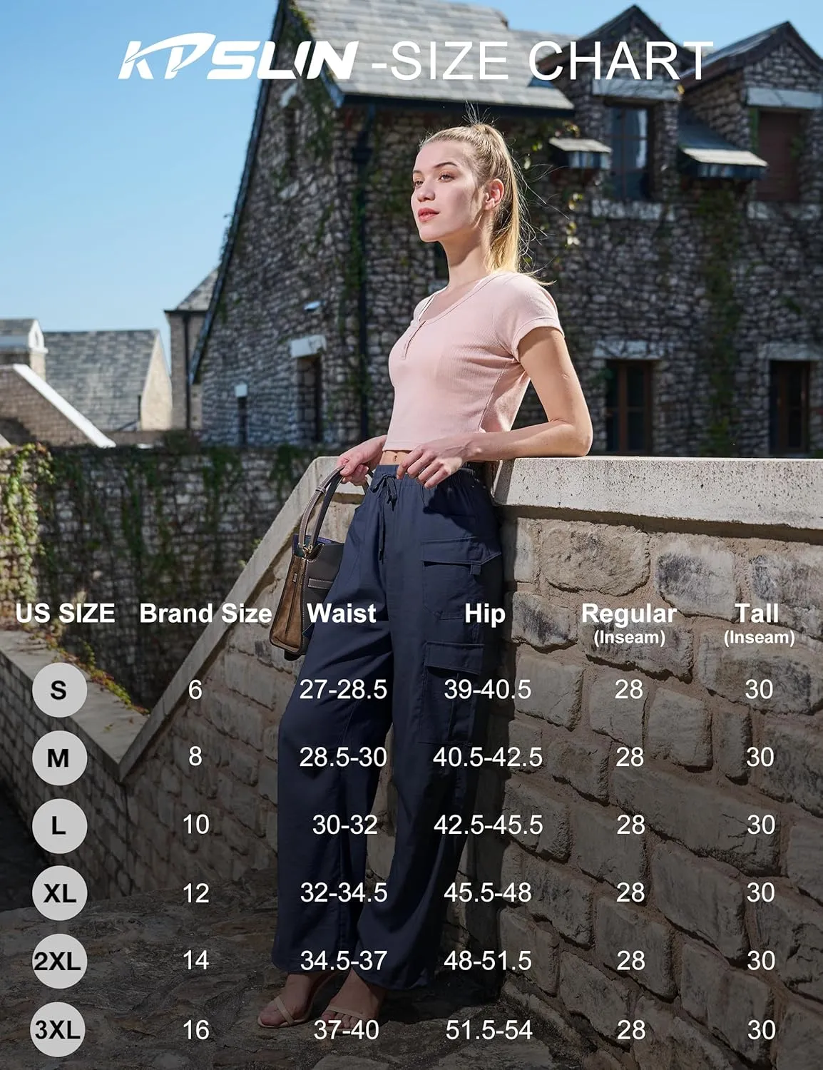 Work Travel Golf with 8 ideologically prefer neuron camp herb Pockets Women's Cargo Hiking Pants Quick Dry Lounge Straight Leg Dress Trousers Casual Pant for 