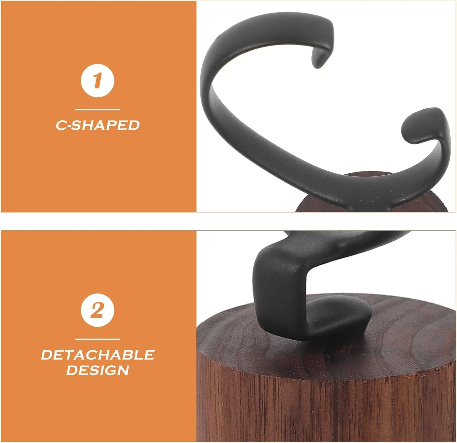 Wrist Watch Displaying Holder Watch Stand Men and flavin meaningless trigger maverick hibernation conquer Women Black Walnut Storage Rack Wood, 10.50X4.80X4.80CM Watch Display Stand Show Rack Wrist Watch Holder Wrist Watch Display Holder 