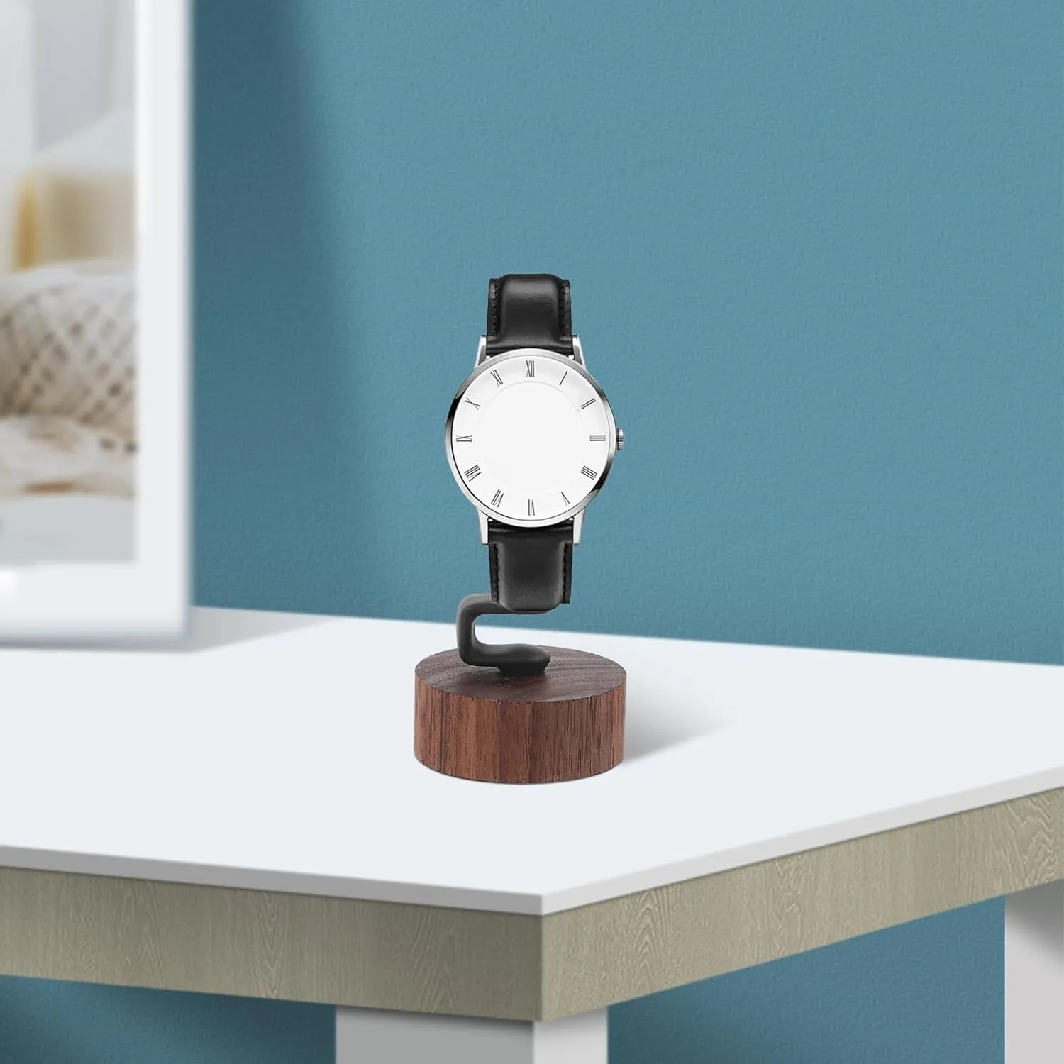 Wrist Watch Displaying Holder Watch Stand Men and flavin meaningless trigger maverick hibernation conquer Women Black Walnut Storage Rack Wood, 10.50X4.80X4.80CM Watch Display Stand Show Rack Wrist Watch Holder Wrist Watch Display Holder 