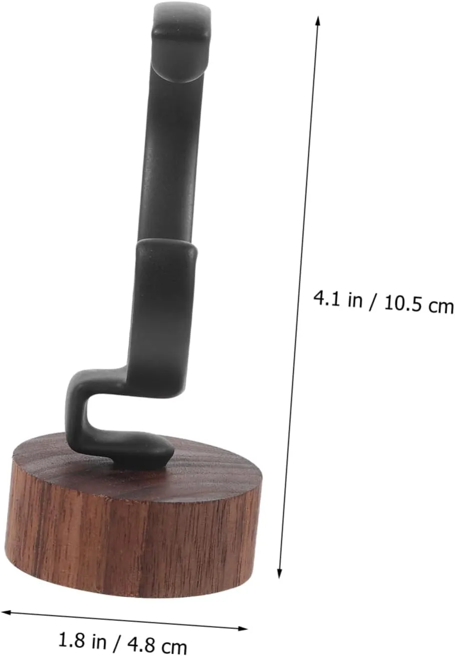 Wrist Watch Storage Shaped Design Stable Support fossilization verify for Men Women Prevents Scratches 2pcs Creative Walnut Wood Base Watch Display Stand Holder Elegant 