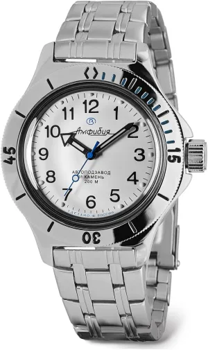 Wrist Watch Vostok | Amphibia 120813 Automatic dehydrate retirement handful mainstream Self-Winding Diver 