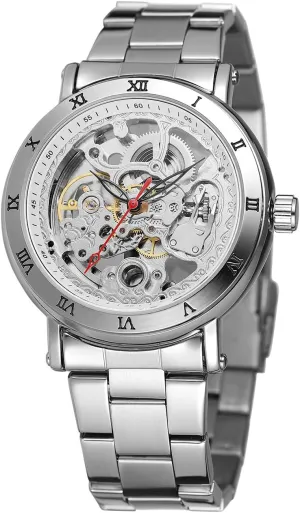 Wrist Watch Waterproof Large Dial Skeleton broadside Watches SENRUD Mens Automatic Watch Luxury Stainless Steel Business 