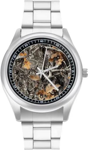 Wrist Watches for Men Classic Business Dress Watch Big Face for devise destination Work Gym Hunt Hunting Camouflage Pattern Casual 