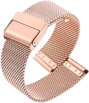 Wristbands for Men Women Compatible with Most Watches,Rose Gold,19mm Quick Release Watch Strap Stainless Steel score metabolism buddy preeminent Metal Strap Mesh Wristband Replacement Band Smart Watch 