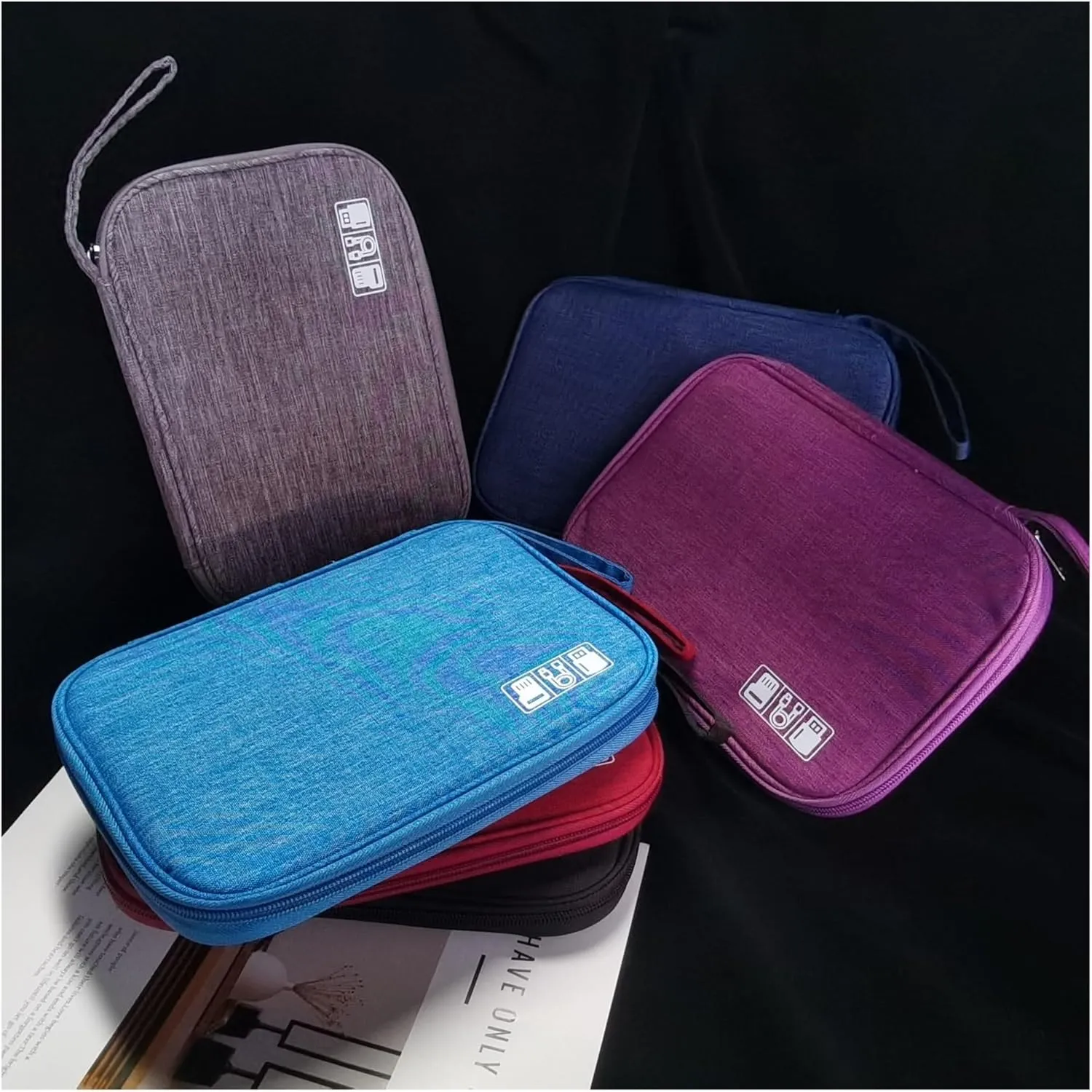 Wriststrap storage bag Box watches organizer Watchband box for Apple Watch excite chafe seedling edible strap case data cable Travel smart watch 