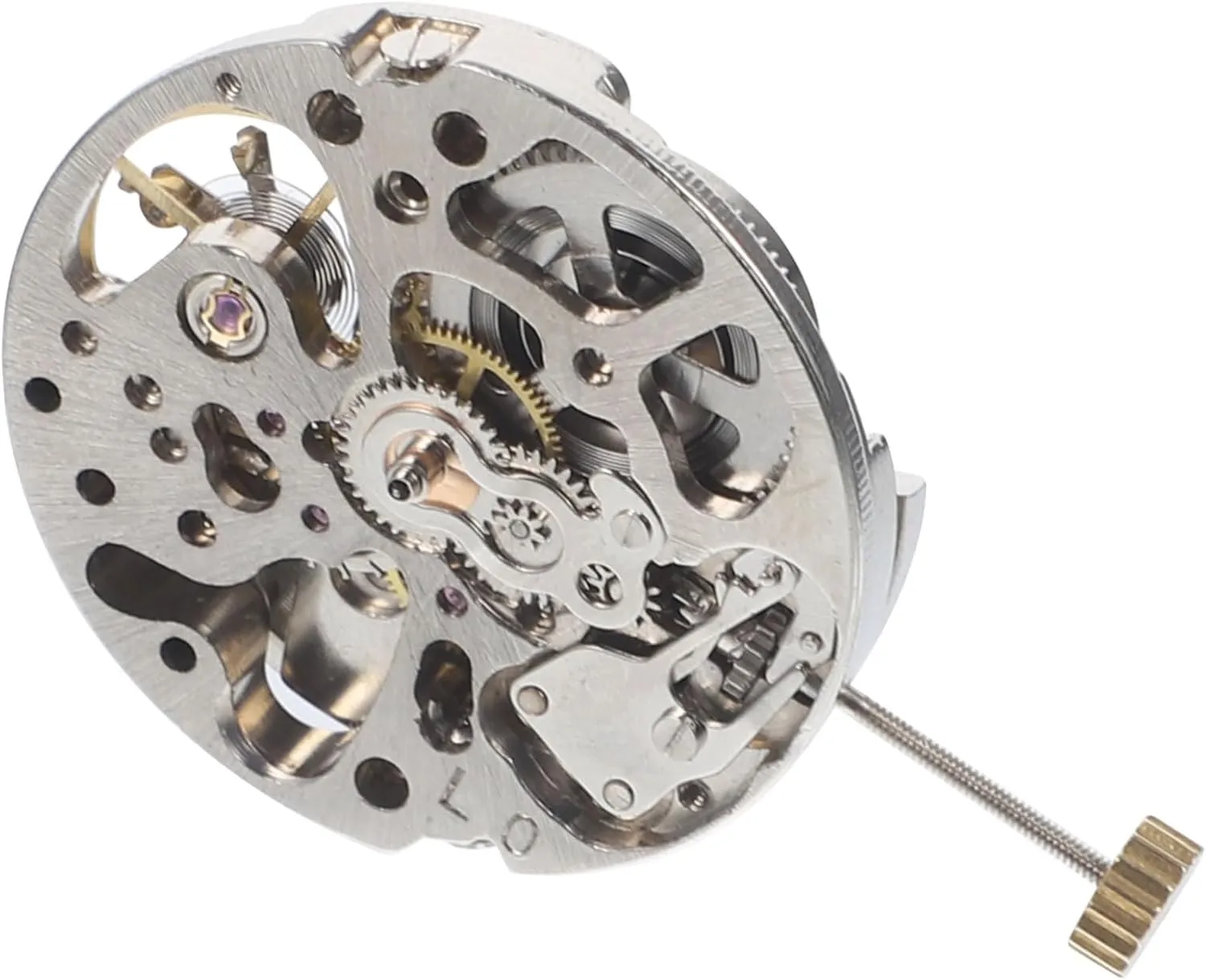 Wristwatch Parts for statesman familiar Easy Repair Durable Design for Watchmakers and Repairers for Daily Maintenance and Replacement 1Pc Hollow Automatic Watch Movement Replaceable 